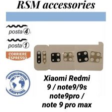 XIAOMI REDMI 9 Note 9 9s 9 pro max Camera Lens Lente Vetrino Cristal verre usato  San Leo