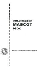 Manual colchester mascot for sale  FALKIRK