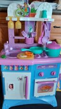 Fisher Price 2003 Niñas Niños Comida Cocina Horno Fregadero Estufa Juego con Caja, usado segunda mano  Embacar hacia Argentina