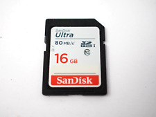 Tarjeta de memoria SDHC Sandisk Ultra 16 GB segunda mano  Embacar hacia Argentina