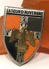 Médaille, broche, pucelle, insigne militaire 46 eme RI la tour d'Auvergne d'occasion  Giromagny