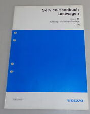 Manual de Taller Volvo Camión Motor D12A Ansaug- Y Sistema de Escape De 1993 segunda mano  Embacar hacia Argentina