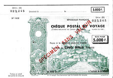 Chèque postal voyage d'occasion  Darnétal