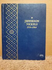 Usado, 1938-1964 JUEGO COMPLETO DE MONEDAS DE NÍQUEL JEFFERSON 71/71 EN ÁLBUM DE WHITMAN  segunda mano  Embacar hacia Argentina