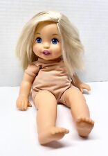Muñeca Fisher Price Mattel 14" bebé niño pequeño 2011 cabello rubio ojo azul, usado segunda mano  Embacar hacia Mexico