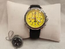 SUG Men's Watch B048-1494 Stainless Yellow Swiss Movement 5ATM Rubber Strap  for sale  Shipping to South Africa