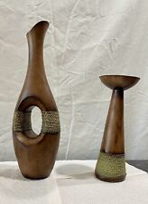 Wood vase candleholder for sale  Punta Gorda