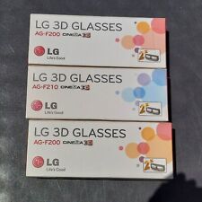 3 Packs Of LG 3D Glasses AG-F200 6 Pairs Total for sale  Shipping to South Africa
