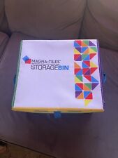 Papelera de almacenamiento MAGNA-TILES y alfombrilla de juego interactiva usada en excelente condición segunda mano  Embacar hacia Argentina