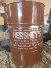 Lata novedosa de chocolate con leche dulce Hershey's, más duradera que la carne.  segunda mano  Embacar hacia Argentina