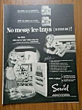 1954 Servel Gas Electric Refrigerator Ad  for sale  Shipping to South Africa
