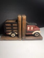 Bookends solid wood for sale  Visalia