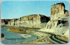Vtg Wyoming WY Tall Gate Rock & Palisades Green River View Hwy 30 Postcard, used for sale  Shipping to South Africa