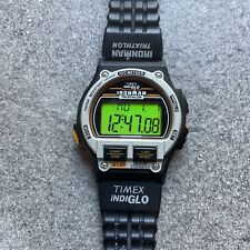 Usado, Vintage Timex Ironman Relógio de Triatlo Masculino Preto 8 Voltas Indiglo Bin X comprar usado  Enviando para Brazil