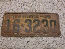 1939 nebraska license for sale  Lincoln