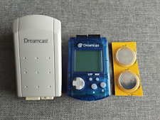 Sega Dreamcast oficial azul VMU + novas baterias + pacote oficial de vibração, usado comprar usado  Enviando para Brazil