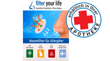 Filter Your Life - Filtr do nosa na katar sienny Alergicy Orzechy laskowe i olchy . na sprzedaż  Wysyłka do Poland