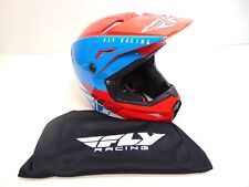 Fly Racing Kinetic Straight Edge Helmet Red/White/Blue Medium 73-8632M for sale  Shipping to South Africa
