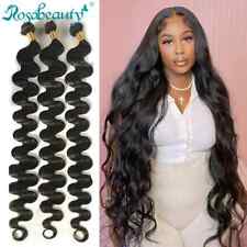 30 32 40 Inch Body Wave Human Hair Bundles 100% Remy Brazilian Weave 2/4 Hair  for sale  Shipping to South Africa