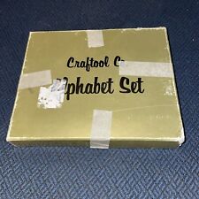 Craftool co. alphabet for sale  Fairport