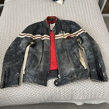 jack jones leather jacket for sale  UK