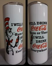 Dr. Suess Com Garrafa De Coca Cola 20oz Tumbler; feito à mão comprar usado  Enviando para Brazil