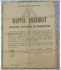 Affiche originale mairie d'occasion  Brive-la-Gaillarde