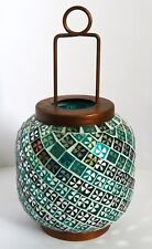 Glass mosaic tealight for sale  WARMINSTER