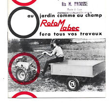 Motoculteur roto mabec d'occasion  Les Martres-de-Veyre