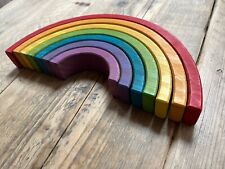 Children wooden rainbow for sale  Shipping to Ireland
