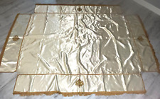 Used, VINTAGE CATHOLIC CHURCH ALTAR IVORY SATIN & GOLD PROCESSIONAL CANOPY for sale  Shipping to South Africa