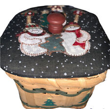 Christmas basket snowman for sale  Hendersonville