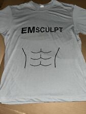 Camiseta EMSculpt Ab Exercício Academia Treino Máquina de Treino Caro TEE TAMANHO PEQUENO Médio, usado comprar usado  Enviando para Brazil