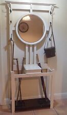 Vintage Hallway Hat & Coat / umbrella & stick stand with mirror, used for sale  CARNFORTH