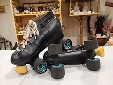 Patines Cobra Roller Derby para hombre talla 10 negros ruedas parte superior baja segunda mano  Embacar hacia Argentina