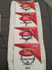 3/4 Red Label Upright Bass Strings - Used for sale  Shipping to South Africa