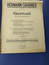 Hermann grabner hausmusik gebraucht kaufen  Berlin