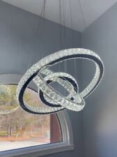 Crystal led chandelier for sale  Hawthorne