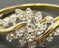 Goldring diamanten 08ct gebraucht kaufen  Münster