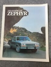 Mercury zephyr 1979 for sale  WEYMOUTH