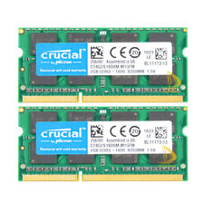 16GB Crucial 2X 8GB PC3-12800 DDR3 1600 Memória SODIMM RAM Laptop F mac mini 2012 comprar usado  Enviando para Brazil