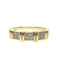 Gold diamond band for sale  MANCHESTER