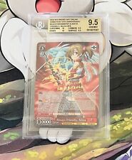 Weiss Schwarz Sword Art Online Animation 10th Anniversary Silica SP BGS 9.5 for sale  Shipping to South Africa