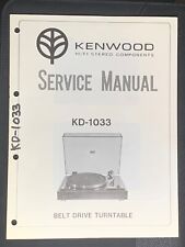 Kenwood 1033 service d'occasion  Expédié en Belgium
