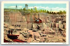 Postcard granite quarry d'occasion  Expédié en Belgium