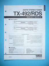 Service Manuelle pour Yamaha TX-492, Original, occasion d'occasion  Expédié en France
