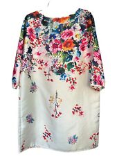 Zara Basic Estampado Floral Saco Sin Cordones Vestido 3/4 Mangas Mediano, usado segunda mano  Embacar hacia Argentina