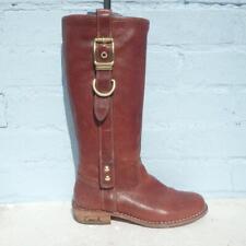 Coach leather boots for sale  BURY ST. EDMUNDS