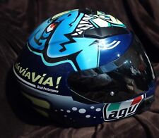 AGV MOTORCYCLE HELMET L SHARK VIA PISTA MISANO ROSSI  VALENTINO CARBON LIMITED for sale  Shipping to South Africa