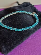 Blue topaz tennis for sale  LEICESTER